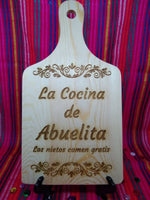 Cocina de Abuelita y Nietos decorative board